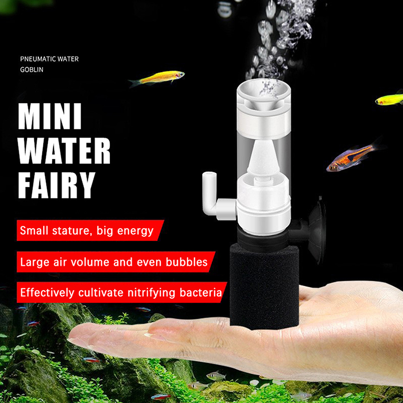 Betta Fish Tank - Filtr gąbkowy do akwarium zasilany powietrzem,