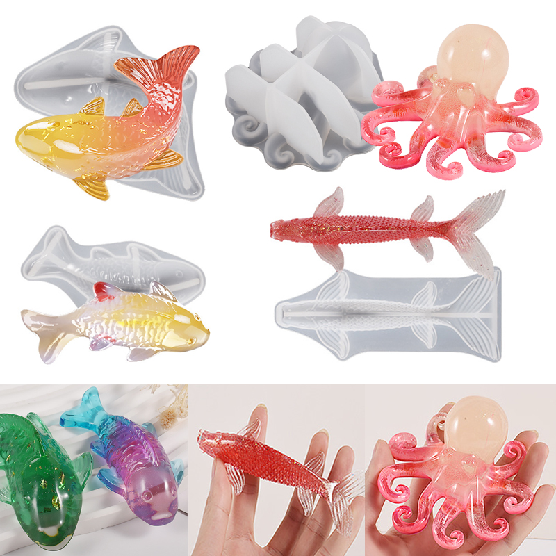 Forma silikonowa do żywicy epo – Fish Aquarium Home recenzja i cena