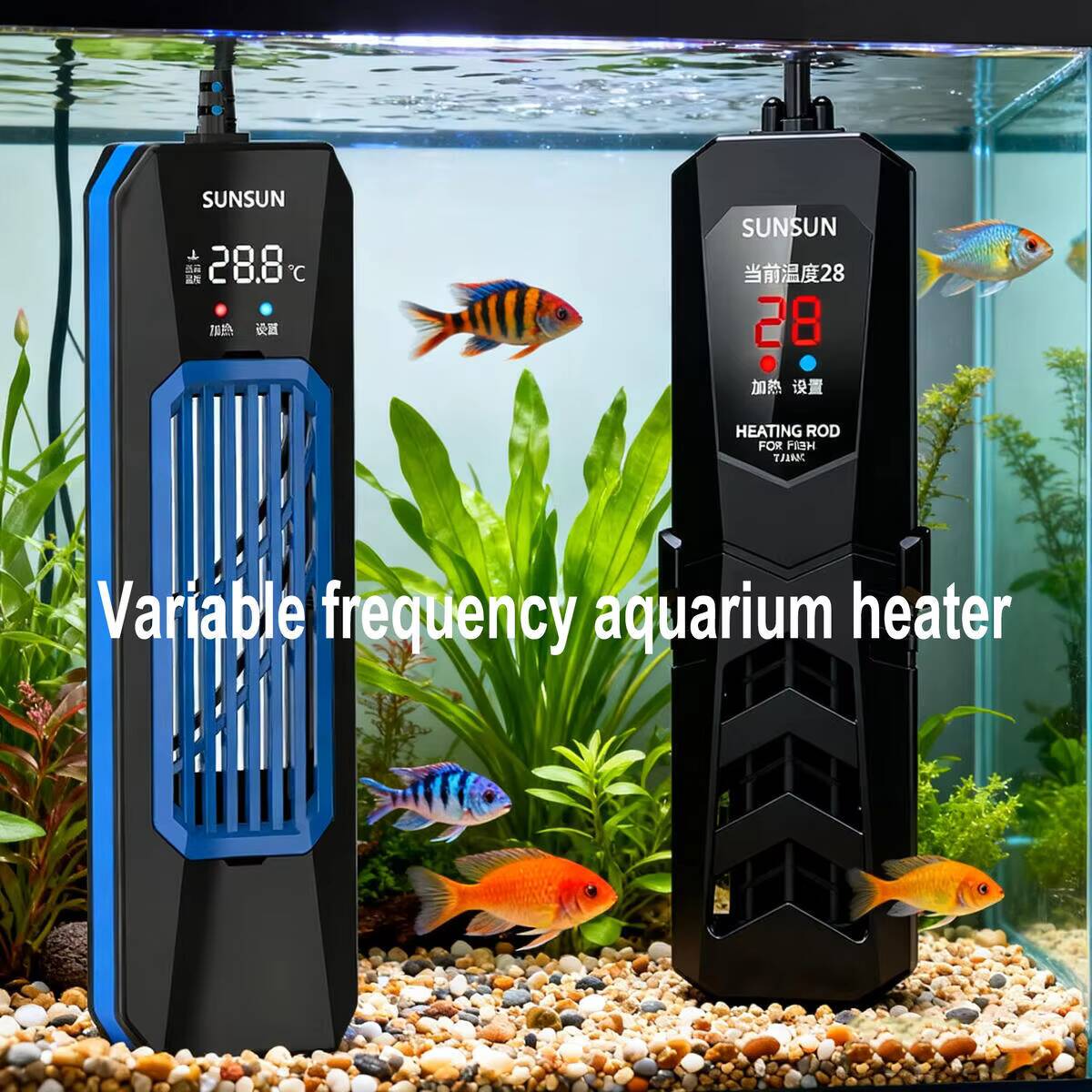 Grzałka akwariowa SUNSUN PTC A – Fish Tank Heater recenzja i cena