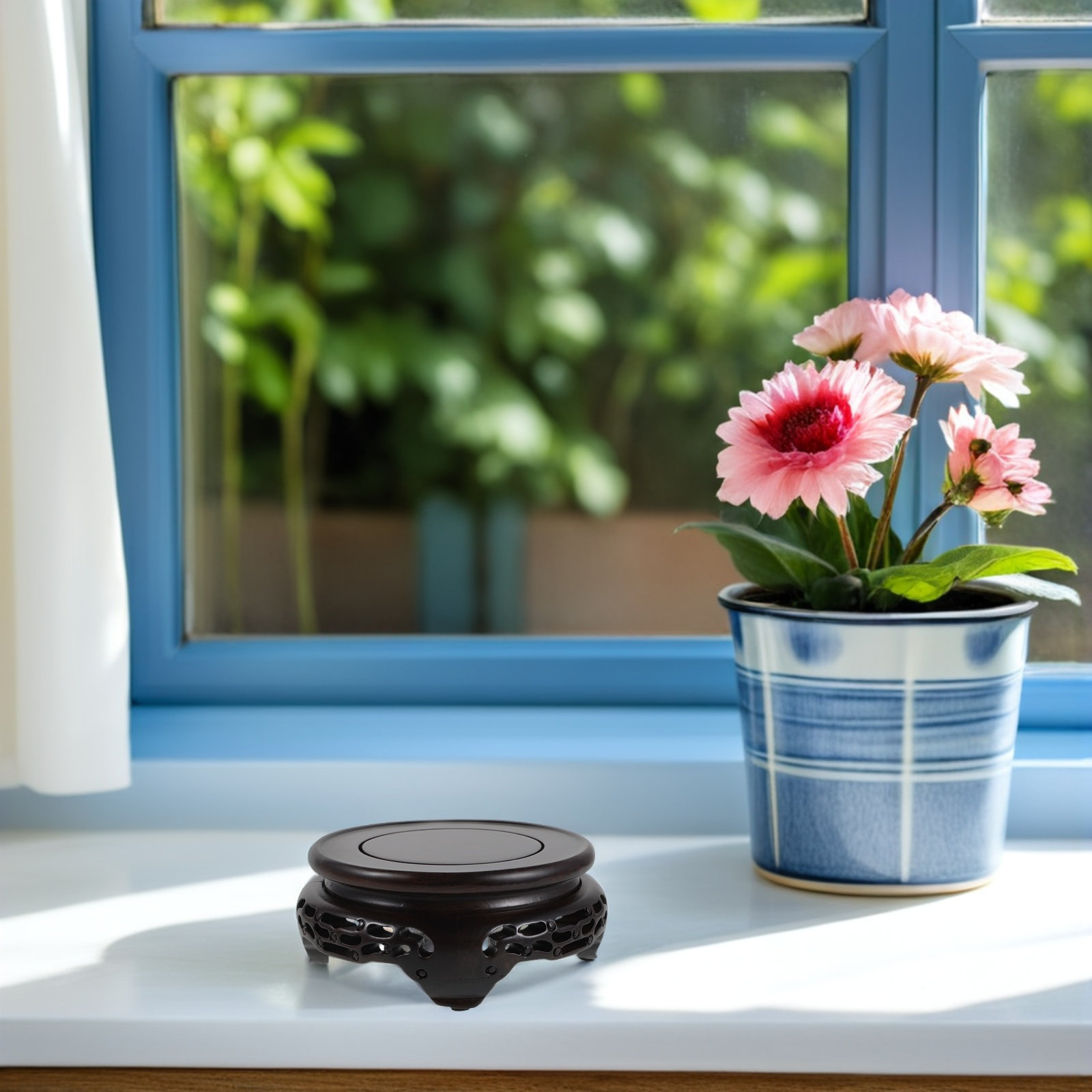 Drewniany stojak na wazon, okr – Aquarium Plants recenzja i cena